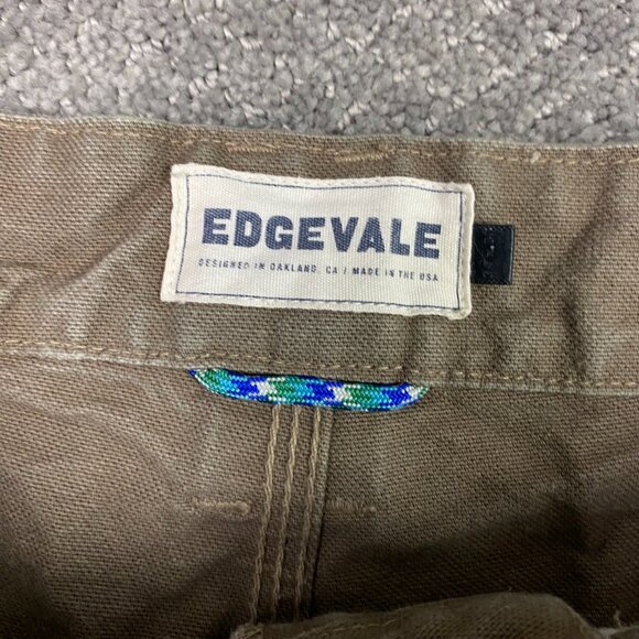 Edgevale Pants Men's 34 x 30 Fits 35 x 29 Brown Double Knee Work Cordura Fabric - Picture 8 of 16